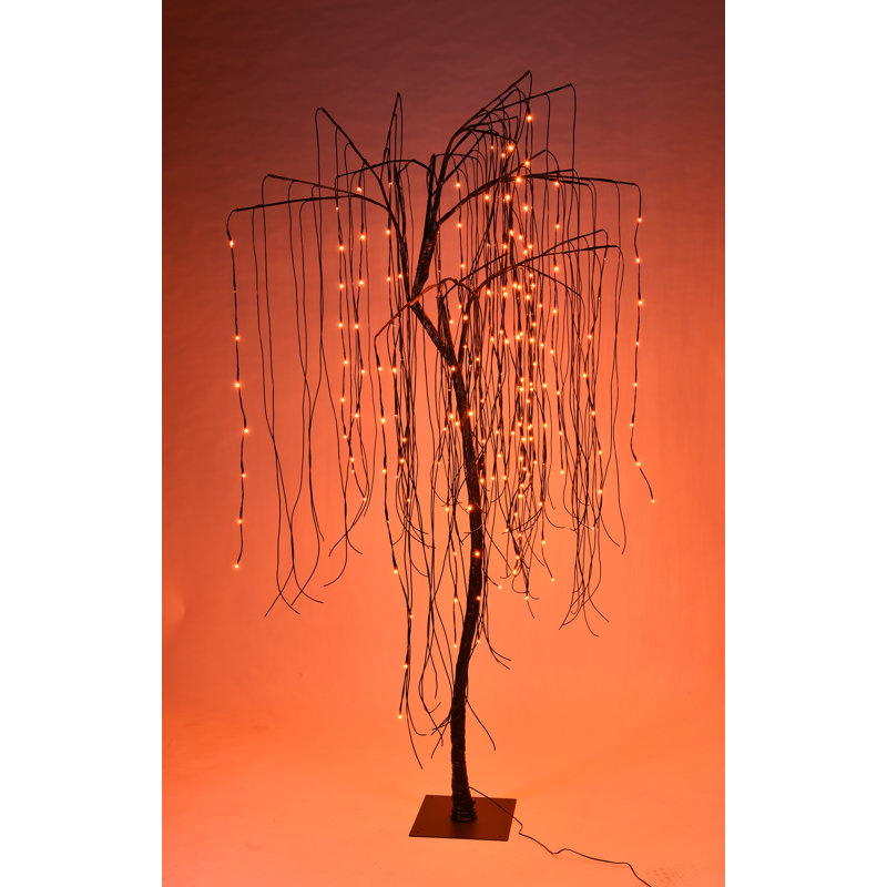 The Holiday Aisle® Halloween Willow 256 Light Lighted Trees and